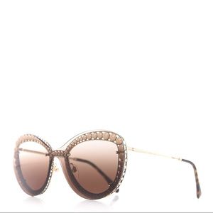 Chanel $910 PEARL Butterfly Sunglasses